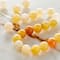 6mm Yellow Jade Round Beads by Bead Landing™